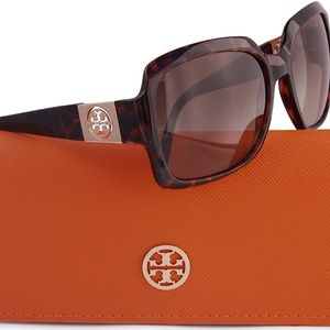 Tory Burch square sunglasses tortoise